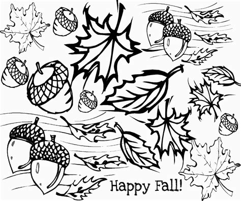 first day of fall coloring sheet|More.